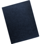 Linen Presentation Covers - Oversize Letter, Navy, 200 pack__Linen Navy Ovr RF.png
